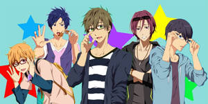 תמונת פרופיל אנימה חינמית עם כוכבים זוהרים — אנימה חמוד לתמונת פרופיל טפט