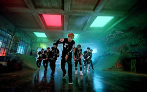 תמונת רקע של BTS No More Dream — תמונת קבוצת BTS GIF טפט