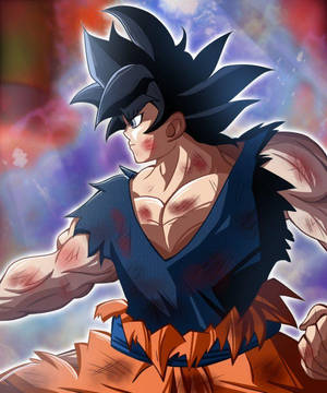 תנוחת לחימה גוקו אולטרה אינסטינקט — Ultra Instinct Goku טפט