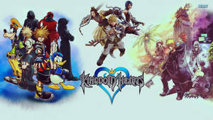 תצוגת לוגו מגניבה של Kingdom Hearts