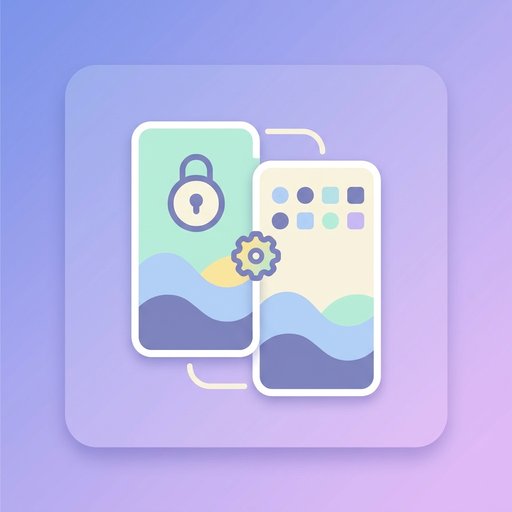 צמד מסך נעילה + מסך בית | wallpaper image tool preview